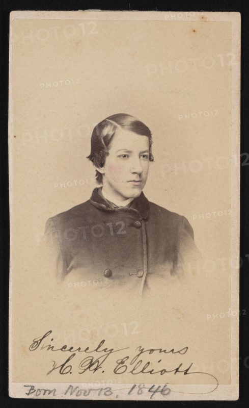 Portrait of Henry Wood Elliott (1846-1930), 1865. Creator: Henry Ulke.