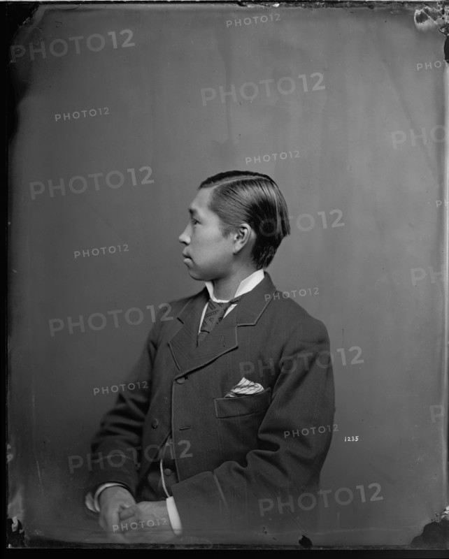 Profile Portrait of George Tsaroff, Between 1872-1880. Creator: United States National Museum Photographic Laboratory.