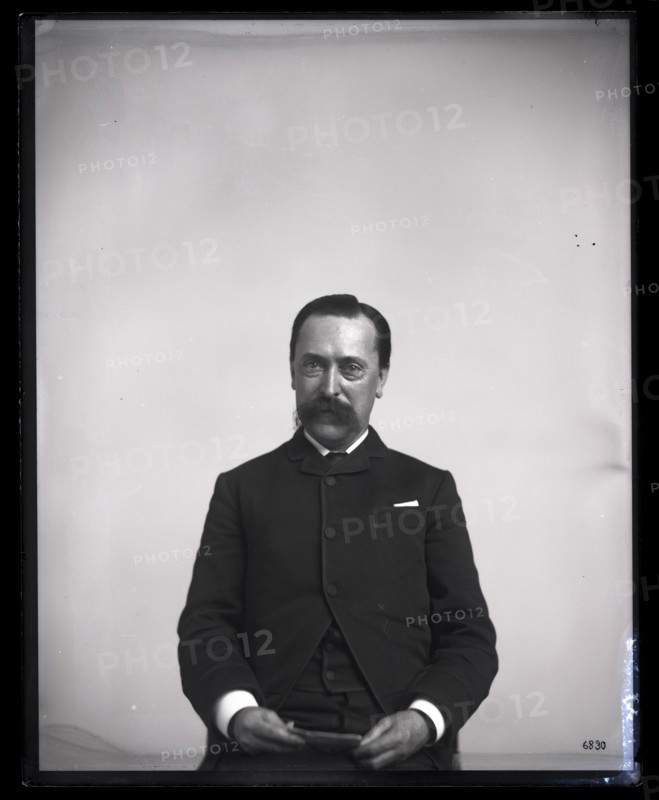 Portrait of Theodore Nicholas Gill (1837-1914), 1880s. Creator: United States National Museum Photographic Laboratory.