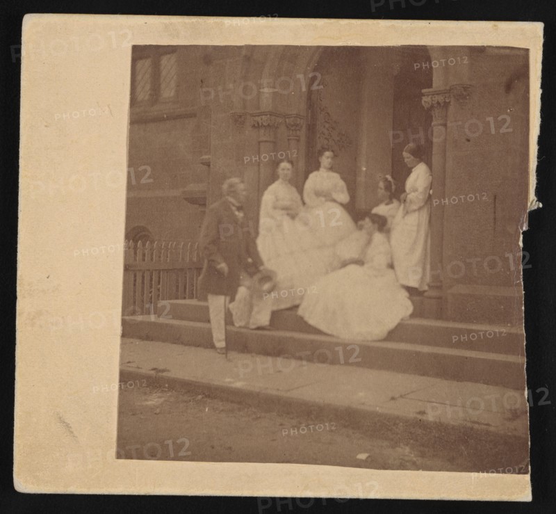 Group Portrait of Joseph Henry (1797-1878) and Family, Circa 1862. Creator: Unknown.