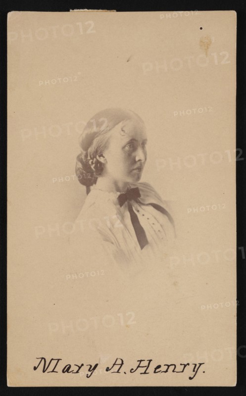 Portrait of Mary Anna Henry (1834-1903), Before 1882. Creator: Unknown.