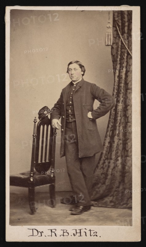 Portrait of Dr. R.B. Hitz, Circa 1860s. Creator: Unknown.