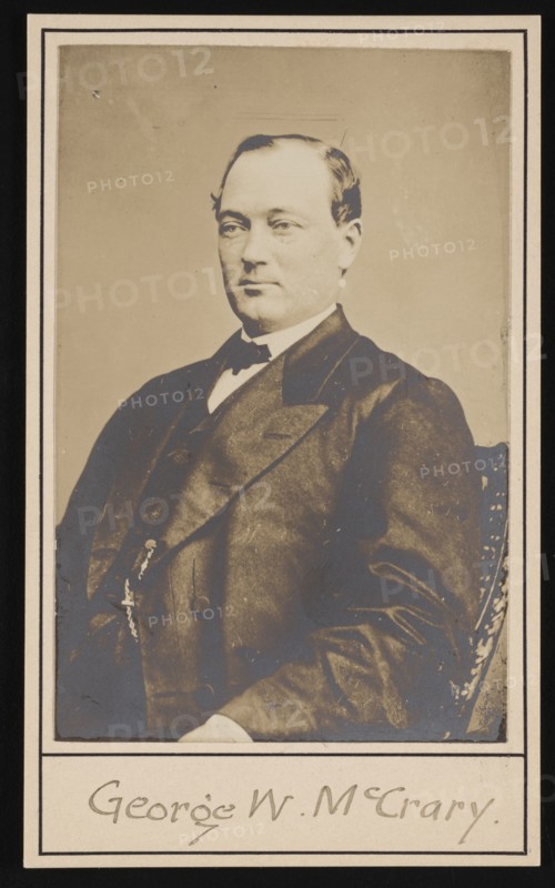 Portrait of George Washington McCrary (1835-1890), Before 1875. Creator: Unknown.