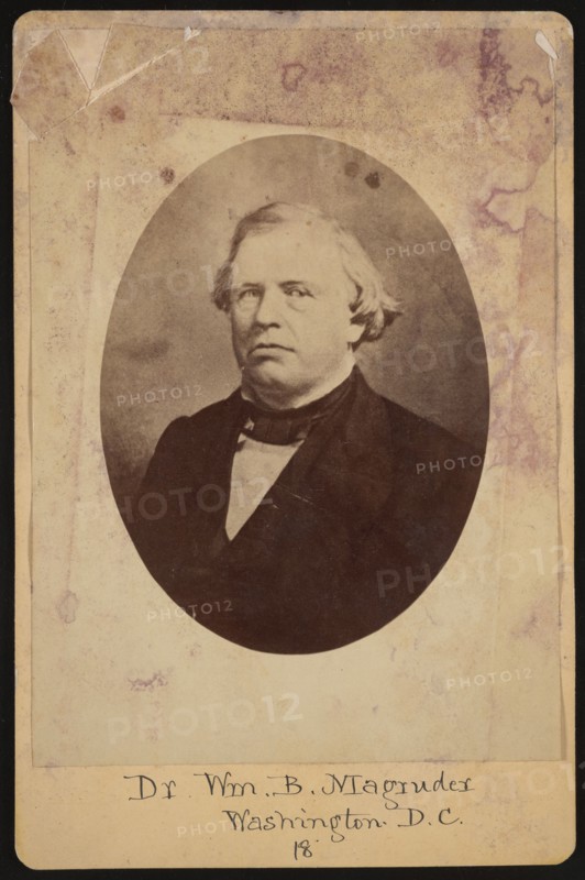 Portrait of William Beans Magruder (1810-1869), Before 1869. Creator: Unknown.