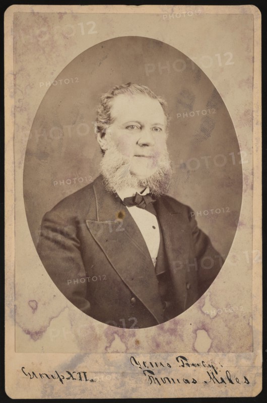 Portrait of Thomas Miles, Before 1876. Creator: Unknown.