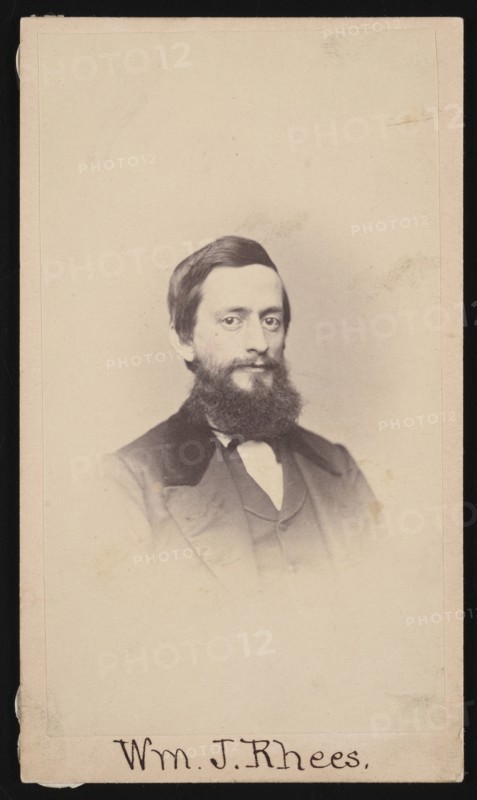Portrait of William Jones Rhees (1830-1907), Circa 1860s/1870s. Creator: Unknown.