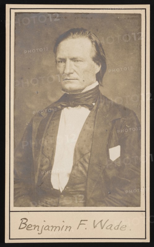 Portrait of Benjamin Franklin Wade (1800-1878), Before 1878. Creator: Unknown.
