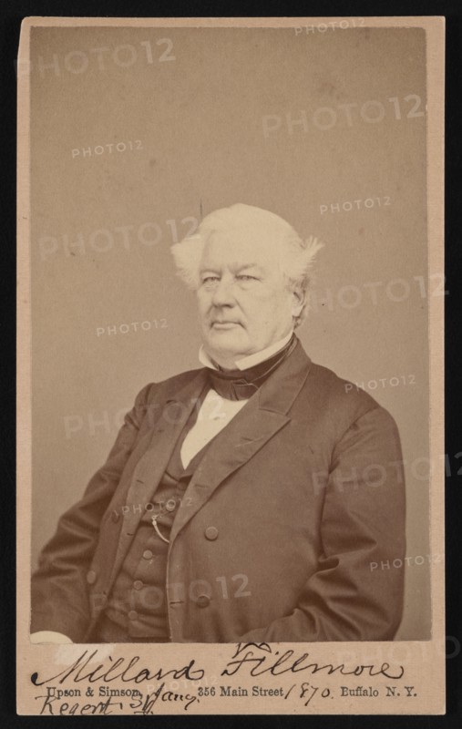 Portrait of Millard Fillmore (1800-1874), January 4, 1870. Creator: Upson & Simson.