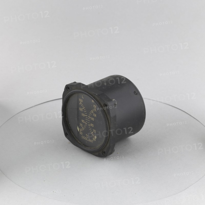 Indicator, Coolant Temperature, Dual, ca. 1941. Creator: Thomas A. Edison, Incorporated.