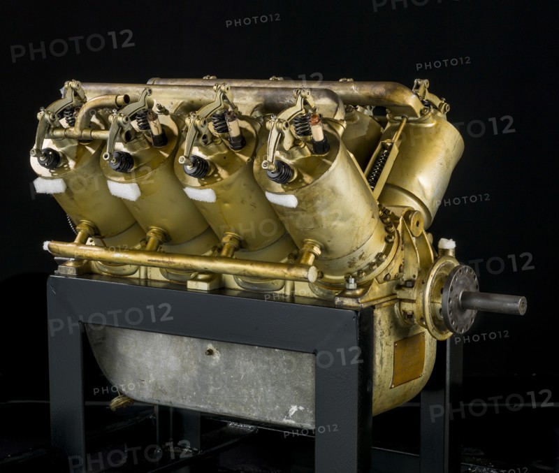Curtiss Modified Model L, V-8 Engine, Circa 1910. Creator: Curtiss Aeroplane and Motor Company.