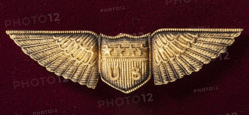 Miltary Aviator Badge, United States Army Air Service, ca. 1918-1926. Creator: Unknown.