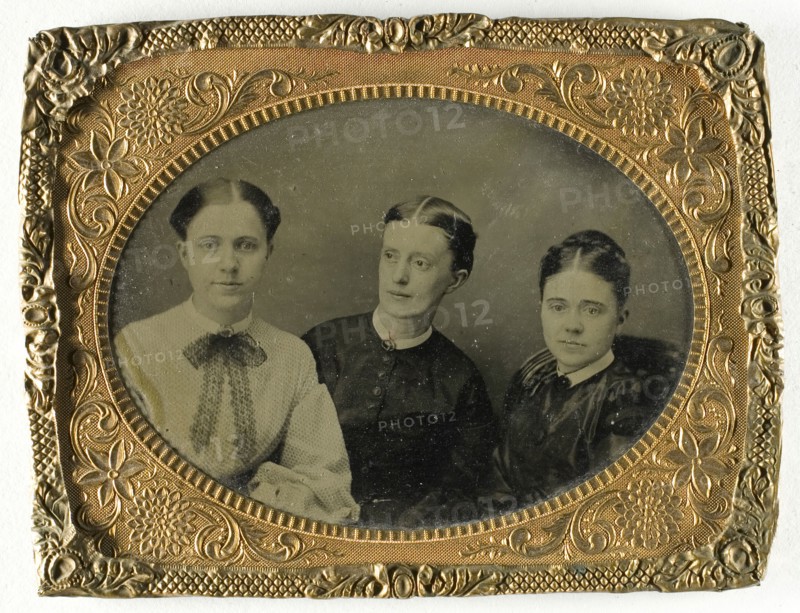 Untitled (Portrait of Three Women), 1850/99. Creator: Unknown.