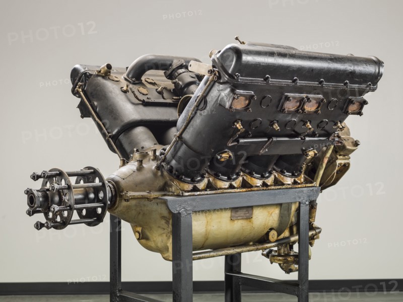 Wright H-3 V-8 Engine, ca. 1922. Creator: Wright Aeronautical.