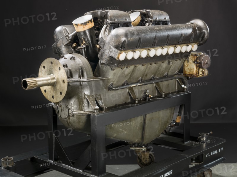Curtiss K-12, V-12 Engine, ca. 1918. Creator: Curtiss Aeroplane and Motor Company.