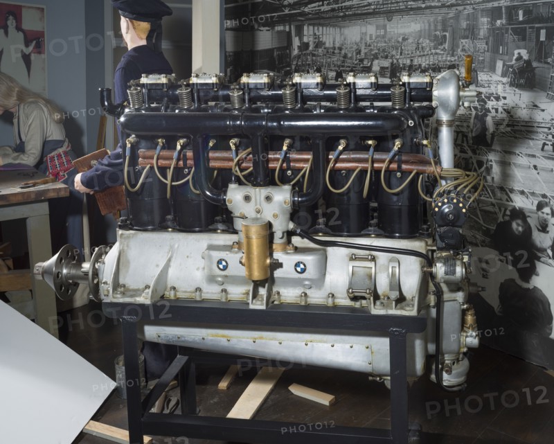 BMW Model IIIA In-line 6 Engine, 1918. Creator: BMW.