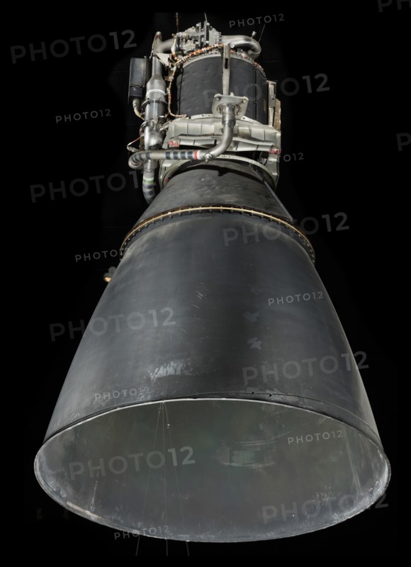 Rocket Engine, Liquid Fuel, Apollo Lunar Module Descent Engine, 1966. Creator: Space Technology Laboratories.