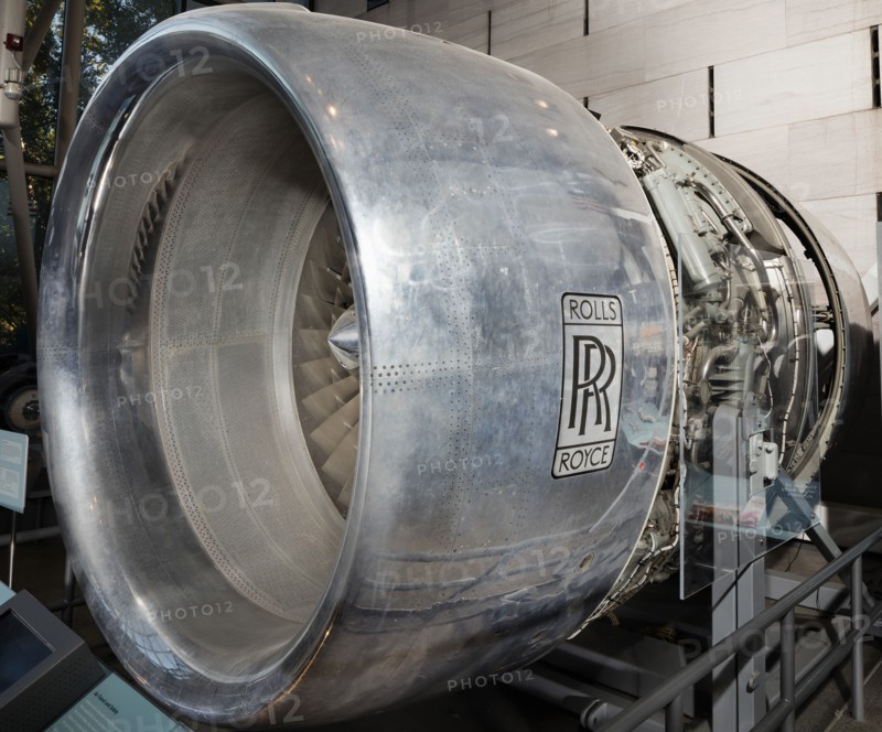 Rolls-Royce RB211-22 Turbofan Engine, Cutaway, 1973. Creator: Rolls-Royce.