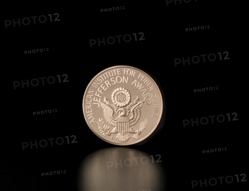 Jefferson Award Medal presented to Dr. Sally K. Ride, 1984. Creator: Franklin Mint.