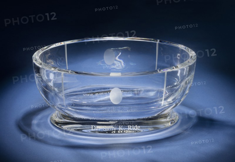 Shapiro Award presented to Sally Ride, 2004. Creator: Baccarat.
