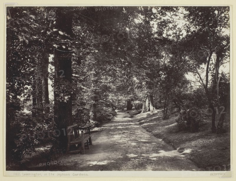Leamington, in the Jephson Gardens, 1860/94. Creator: Francis Bedford.