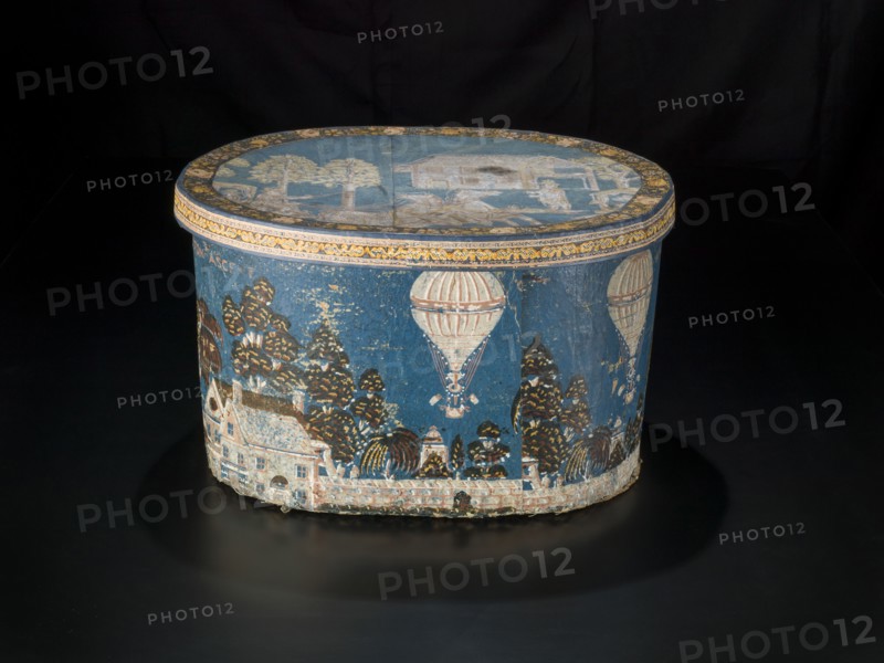 Box with scene showing Clayton's Ascent, after 1835. Creator: Unknown.