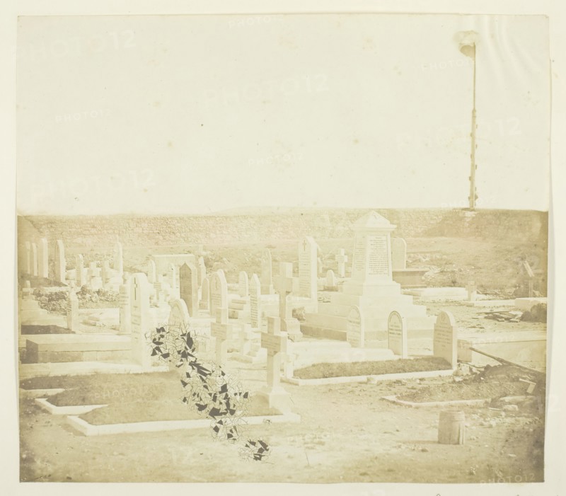 Cemetery on Cathcart's Hill, 1855. Creator: James Robertson.