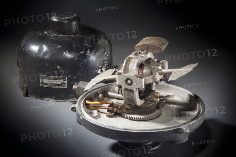 Generating Unit, Magneto Compass, Earth Inductor, Wiley Post crash. Creator: General Electric Company.