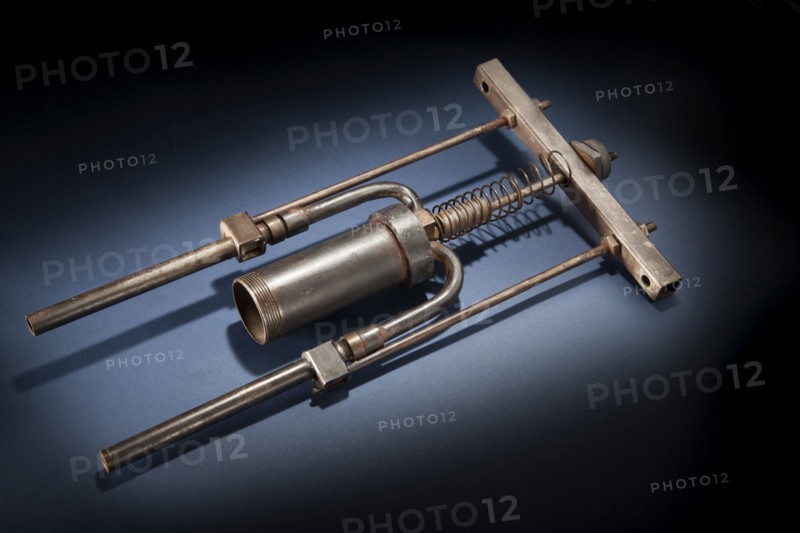 Safety Valve, Rocket Engine, Liquid Fuel, R.H. Goddard, 1930s. Creator: Robert Goddard.