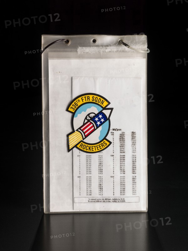 Pilot check list, United States Air Force Thunderbirds, 2006-2007. Creator: Unknown.