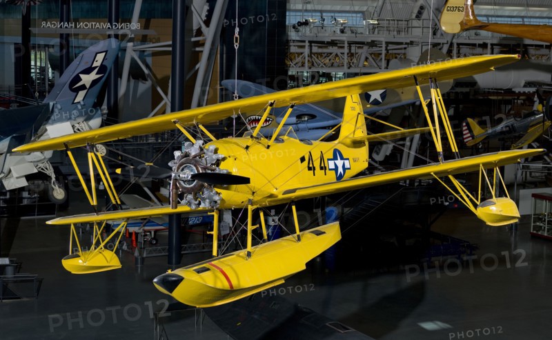 Naval Aircraft Factory N3N-3, 1941. Creator: Naval Aircraft Factory.