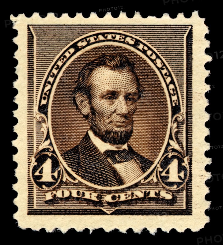 4c Abraham Lincoln single, 1890. Creator: American Bank Note Company.