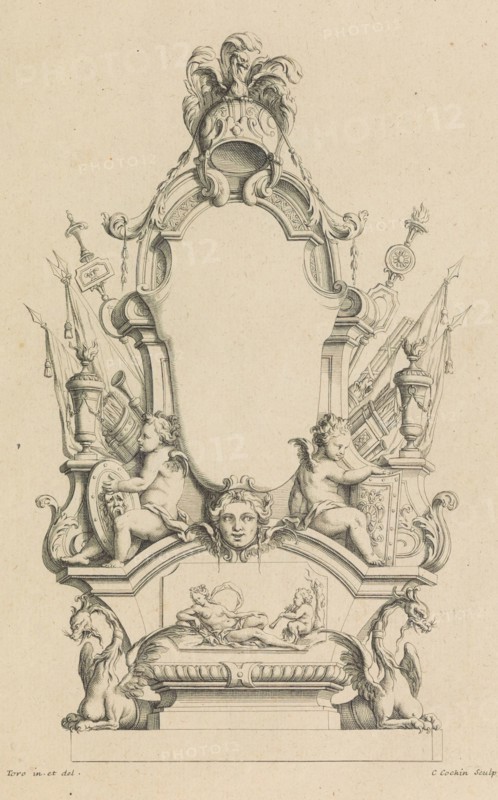 Cartouches Nouvellement Inventez par J.B. Toro, 1716., 1716. Creator: Jean Bernard Toro.