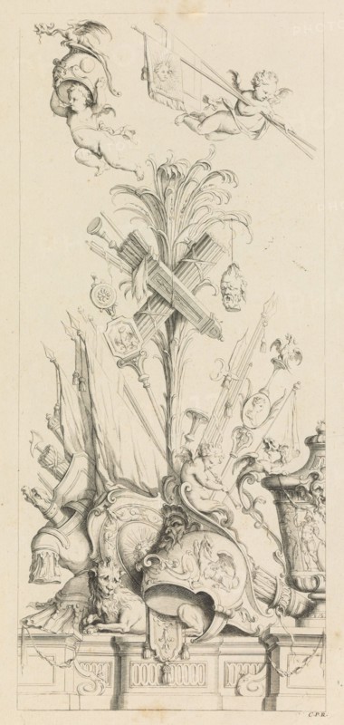 Trophées Nouvellement Inventez par J.B. Toro., 1716., 1716. Creator: Jean Bernard Toro.