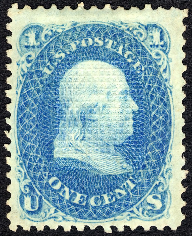 1c Franklin E Grill single, 1868. Creator: Unknown.