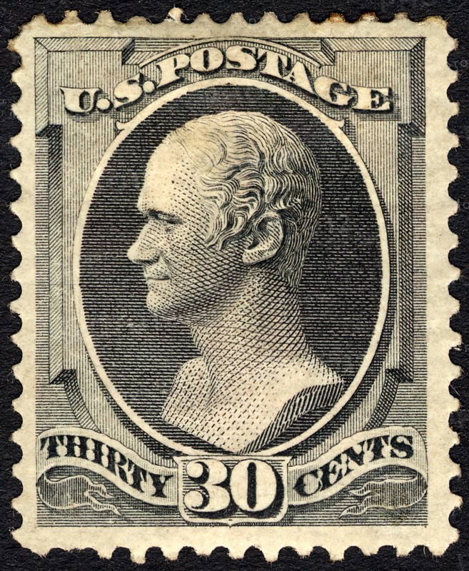 30c Alexander Hamilton single, October 14, 1874. Creator: Unknown.