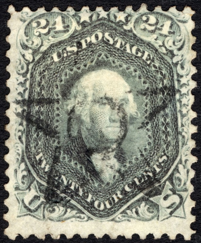 24c Washington single, 1861. Creator: Unknown.