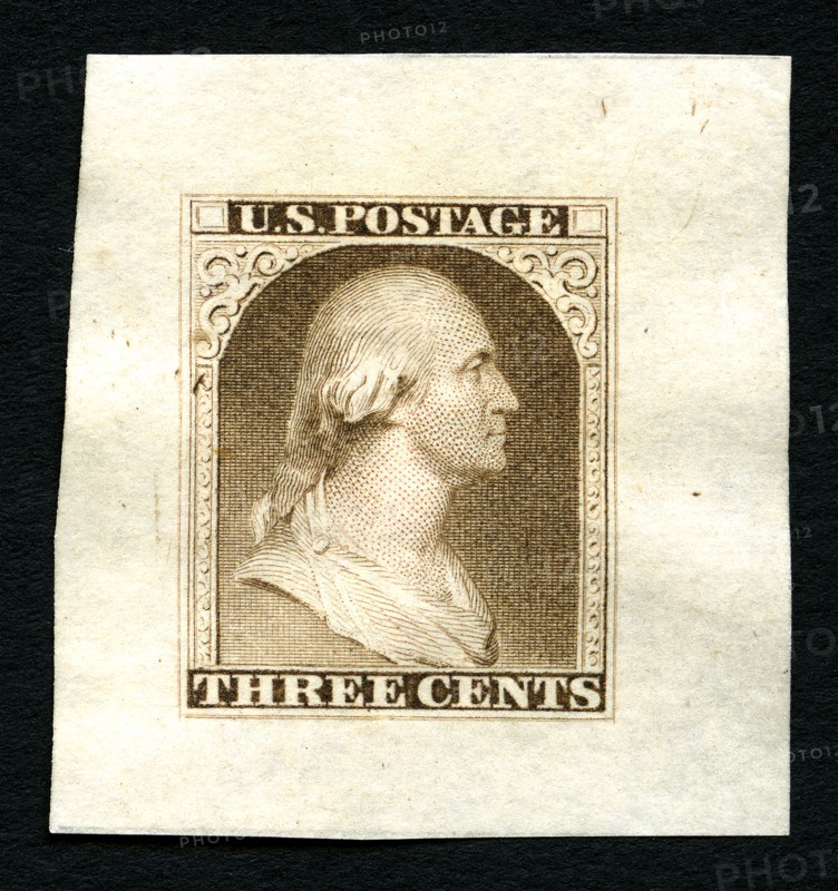 3c Washington essay, 1851. Creator: Unknown.