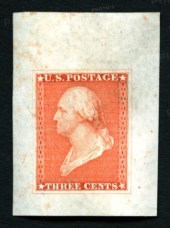 3c Washington essay, 1851. Creator: Unknown.