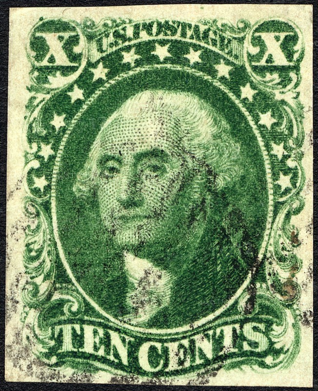 10c Washington single, 1855. Creator: Unknown.