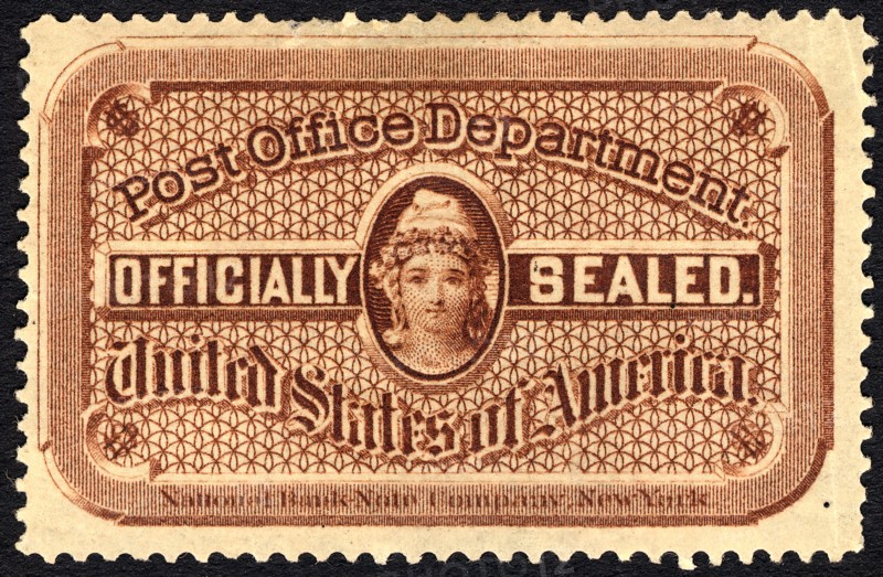 Post Office seal, c. 1879. Creator: National Bank Note Company.