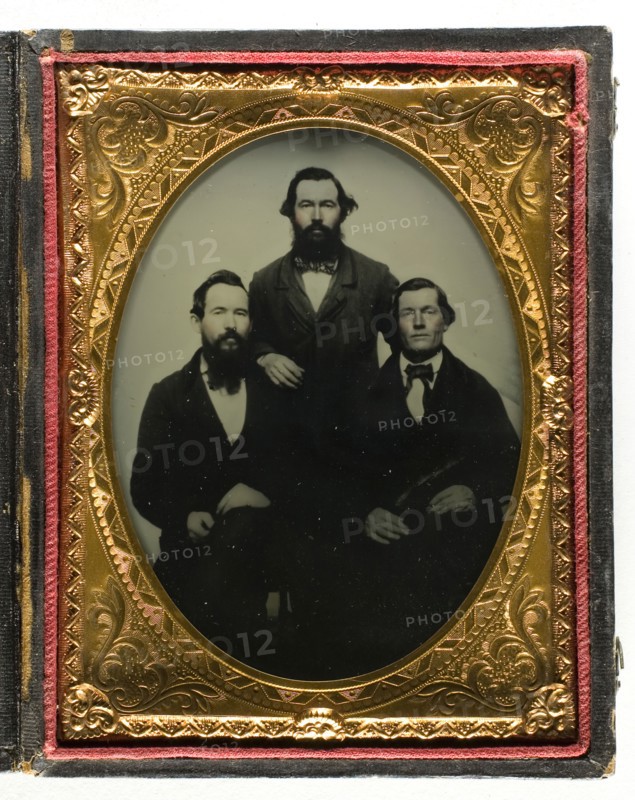 Untitled (Three Men), 1839/99. Creator: Unknown.