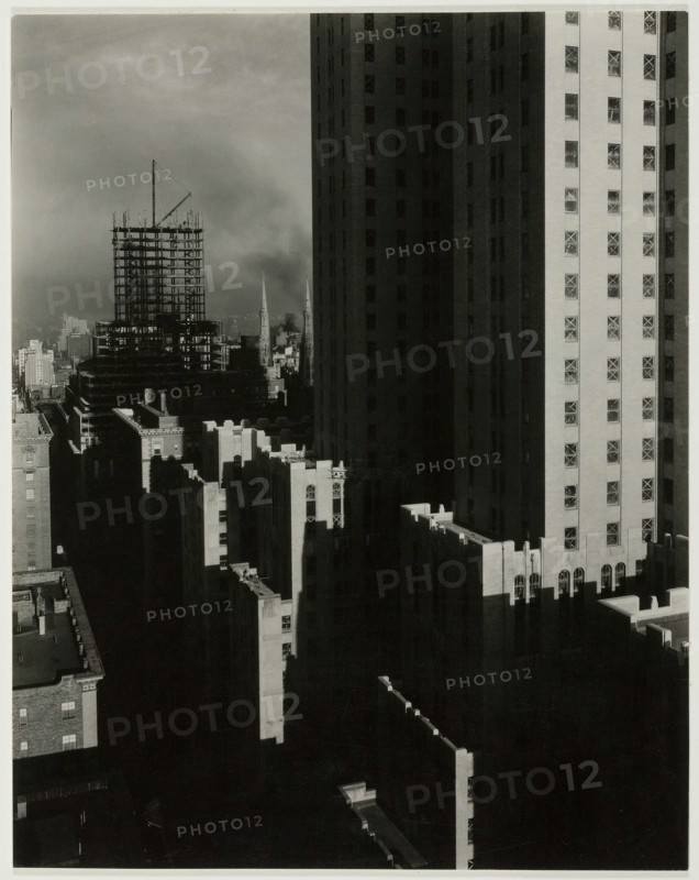 From My Window at the Shelton, West, 1931. Creator: Alfred Stieglitz.