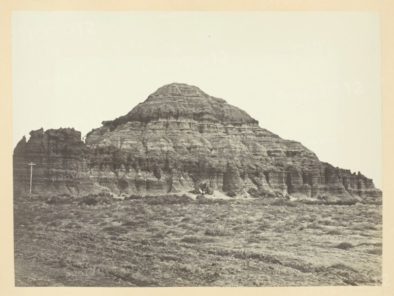 Church Buttes, Near Fort Bridger, Wyoming Territory, 1868/69. Creator: Andrew Joseph Russell.
