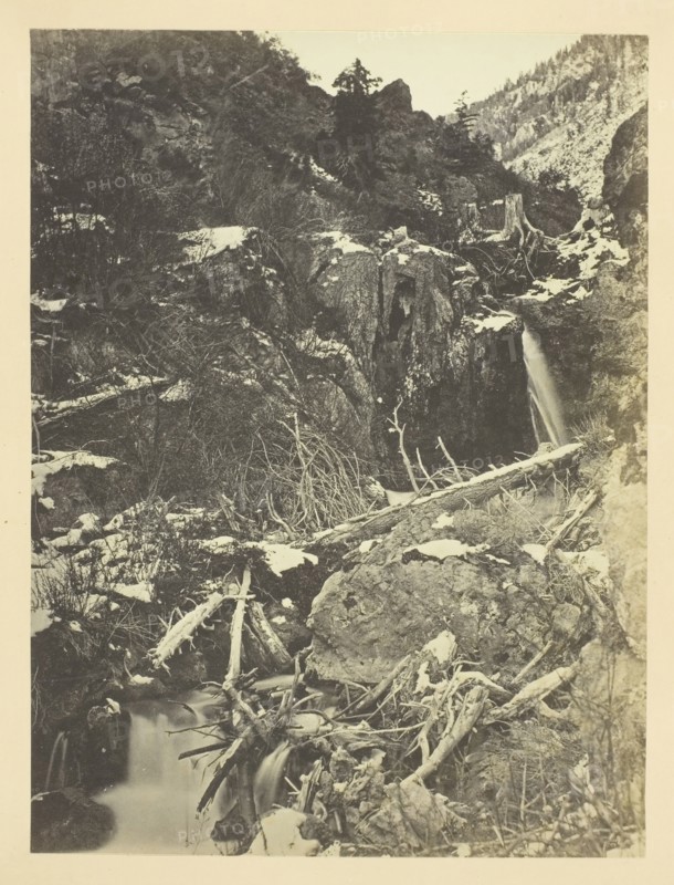 City Creek Canon, Wasatch Mountains, Salt Lake Valley, 1868/69. Creator: Andrew Joseph Russell.