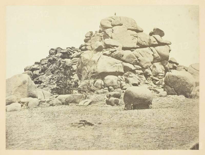 Skull Rock, (Granite) Sherman Station, Laramie Mountains, 1868/69. Creator: Andrew Joseph Russell.