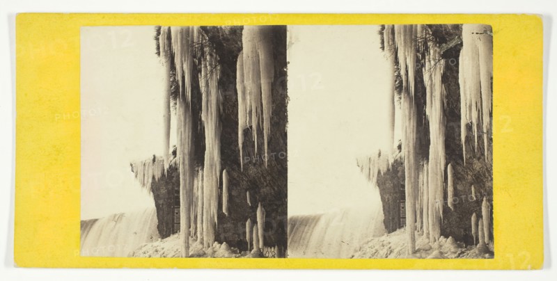 Niagara In Winter, 1860/61. Creator: Anthony & Company.