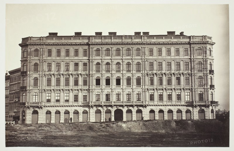 Babenberger Strasse No. 1 und 3, Zinshaus des J. Ritter von Königswarter, 1860s. Creator: Unknown.