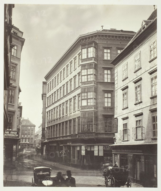 Lichtensteg No. 2, Zinshaus des Herrn A. Denk, 1860s. Creator: Unknown.