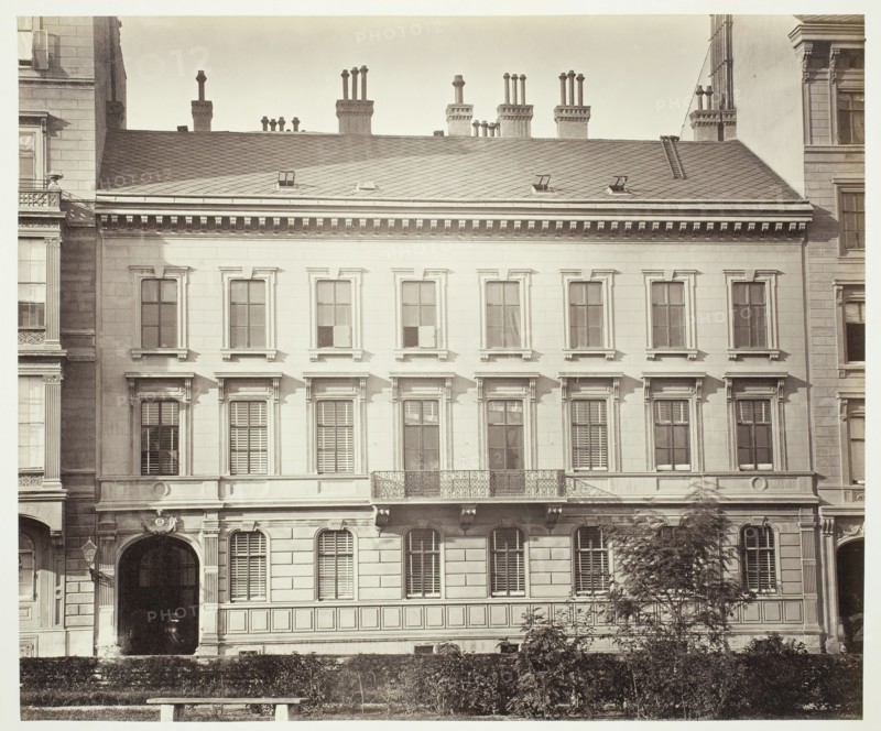 Türkenstraße No. 15, Wohnhaus des Grafen von Wimpfen, 1860s. Creator: Unknown.