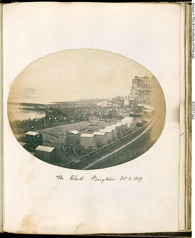 Untitled (The Wreck, Brighton), October 8, 1857. Creator: Unknown.